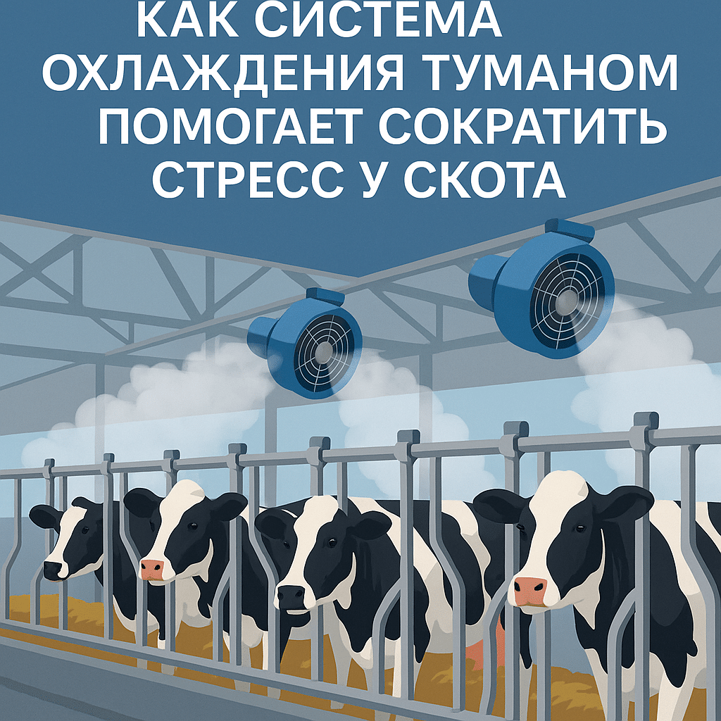 Система охлаждения туманом для КРС